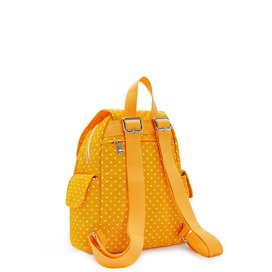 Kipling City Pack Mini Printed Backpack Ryggsäck Gula | SE 1192WN